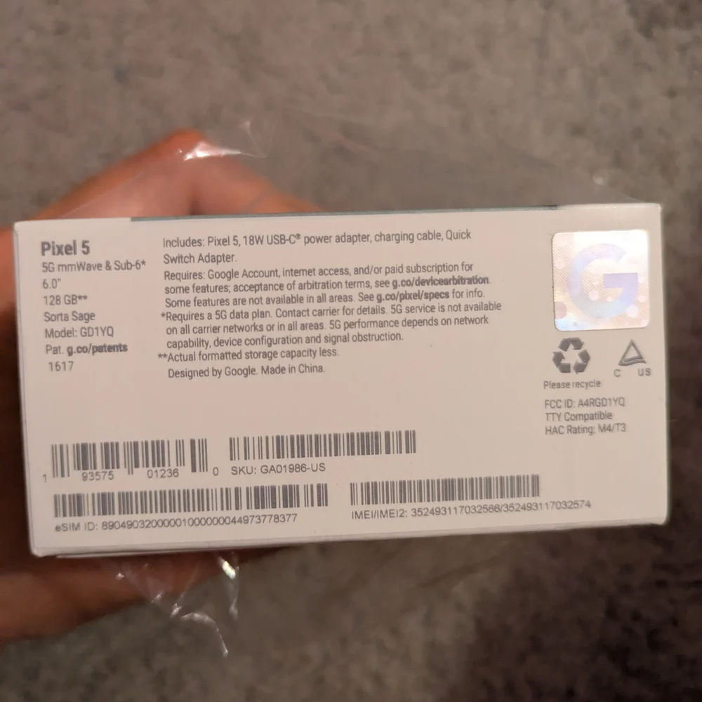 Google Pixel 5 5G Sage